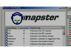 Napster 的截图，展示了 1999 年的界面。(图片来源：Reddit 上的 r/Xennials）