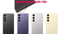 一家零配件商店提供了有关三星为Galaxy S24 和Galaxy S24+ 独家提供的颜色选项的潜在线索（图片：Arsene Lupin 和 Vopmart，已编辑）。