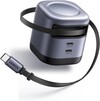 另一个版本的 Ugreen Nexode 45W 可伸缩线缆充电器，带有两个 USB-C 端口。(图片来源：Ugreen）