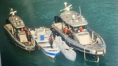 星联公司在加勒比海岸指挥的缉毒海上无人机。(图片来源：哥伦比亚军队）