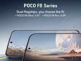 Poco F8 Pro 将比 Poco F8 Ultra 小得多。(图片来源：小米）