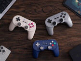 8BitDo Pro 3 采用任天堂风格的 ABXY 按钮，人体工学设计更接近 DualSense 控制器。(图片来源：8BitDo）