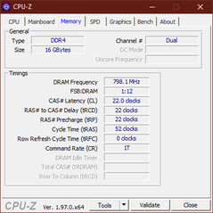 CPU-Z内存