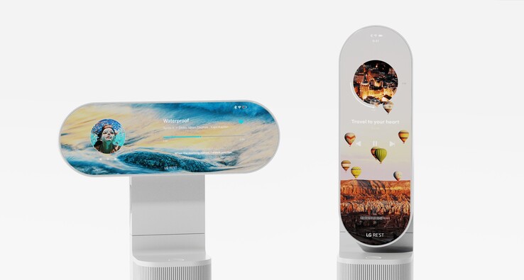 LG RE'ST ASSISTANT遥控器。(图片来源：Behance)