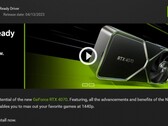 Nvidia Game Ready Driver 531.61的通知和细节在GeForce Experience（来源：自己）。