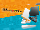 新任天堂 2DS XL 的宣传图（图片来源：任天堂）