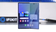 iFixit 的拆解结果表明，三星Galaxy Z Fold 7 的维修难度很大。(图片来源：iFixit）