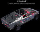 Cybertruck可能配备双重低音音响系统（图片：特斯拉）。