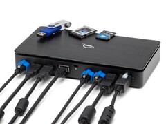 Thunderbolt Pro Dock:具有多种连接选项的底座解决方案。(图片来源:OWC)