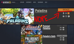 ProtonDB 需要一个比奖牌更清晰、更准确的评级系统。(图片来源:ProtonDB 截图)