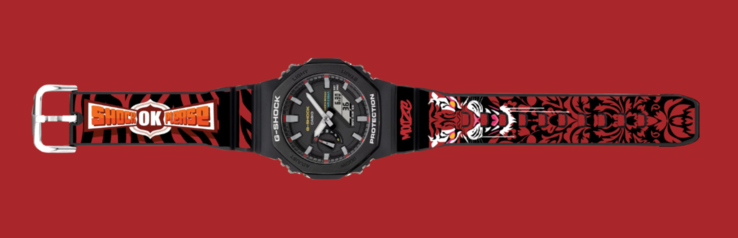 卡西欧 G-Shock x Mooze 合作系列 GA-2100 手表。(图片来源：G-Shock India via Instagram）