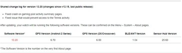 Garmin 发布了 Instinct 2/Crossover 智能手表系列的测试版 13.20。(图片来源：Garmin）