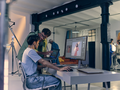 惠普 7 系列专业显示器已在 2026 年美国消费电子展上亮相(图片来源:惠普)