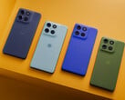 摩托罗拉将 Moto G56 的发布色描述为 Black Oyster、Grey Mist、Dazzling Blue 和 Dill，均带有 Pantone 品牌标识。(图片来源：摩托罗拉）