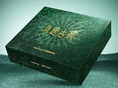 Realme Neo 8 三星堆限量版的零售包装盒。