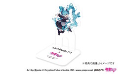 索尼初音未来 Linkbuds Fit 耳机的特制支架。(图片来源：索尼）