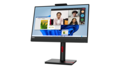 联想在2023年CES上发布了ThinkCentre Tiny-in-One（TIO）显示器（图片来自联想）。