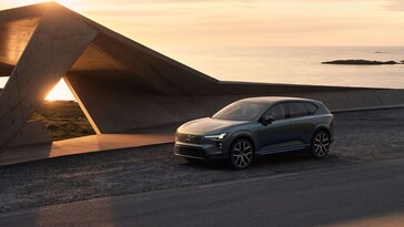 根据专家马蒂亚斯-施密特（Matthias Schmidt）的说法，Apple 汽车可能就是这个样子：沃尔沃 EX60 依靠简洁的线条和北欧特色。(图片：沃尔沃）。