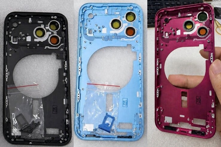 据称是 iPhone 18 Pro 的后面板。我们无法确认照片/部件是否真实。