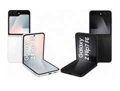 预计三星将只提供两种颜色的Galaxy Z Flip FE。(图片来源:via Evan Blass - 已编辑)