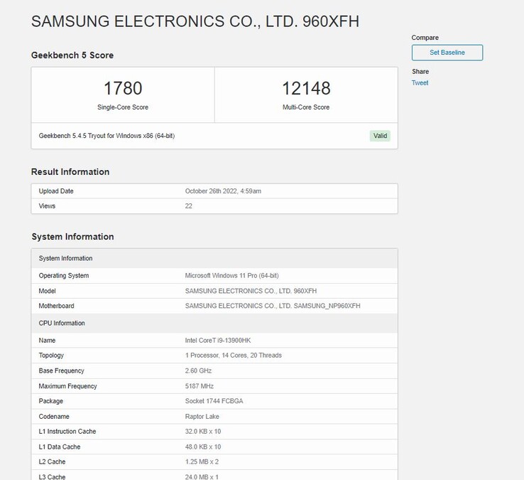 (来源：Geekbench)