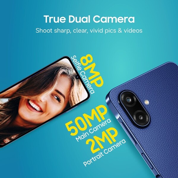 三星Galaxy F70e 配备了双后置摄像头。