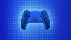 索尼新推出的 PS5 Icon Blue 特别版 DualSense 手柄（图片来源：PlayStation.Blog）
