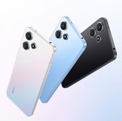 Redmi Note 12R有午夜黑、天空幻想和时间蓝三种配色。(图片来源：小米)