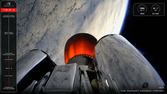 QPS-SAR-12 发射期间从电子号第二级看到的景象（图片来源：火箭实验室）