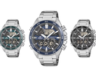 新款卡西欧 Edifice ERA-130D 系列手表的白色背景图片。