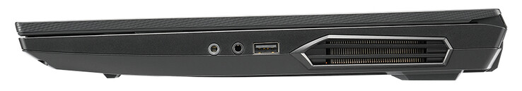 右侧。麦克风、组合音频、USB 2.0（Type-A）。
