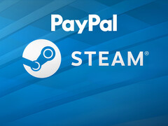 显示的是 PayPal 和 Steam 徽标（图片来源：PayPal、Steam，有编辑）。