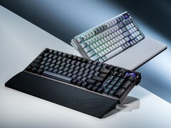 华硕 Azoth 96 HE 为 Azoth 系列带来了全新的 96% 布局和霍尔效应磁性开关。(图片来源:华硕)