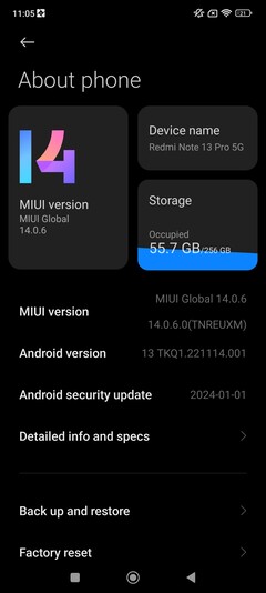 小米Redmi Note 13 Pro 5G 软件