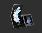 Galaxy Z Flip5将比早期的 Z Flip型号有一个更可用的盖板显示屏。(图片来源：@OnLeaks &amp; MediaPeanut)Galaxy 
