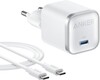 白色 Anker Nano 充电器（45 瓦）（图片来源：Anker）