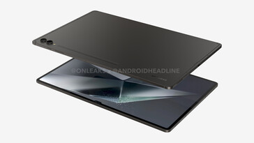 三星Galaxy Tab S10 Ultra 的设计（图片来自Android Headlines）。