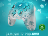 GameSir T7 Pro 采用花卉图案哑光外壳和半透明设计（图片来源：GameSir）