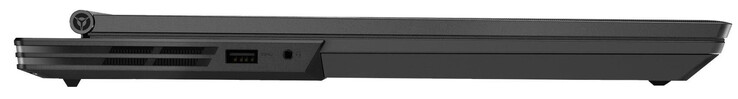Left: USB 3.2 Gen 1 (Type-A), combined audio jack
