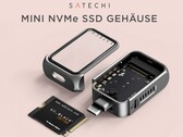 新款 Satechi M.2 NVMe 迷你固态硬盘盒可容纳高达 2 TB 的固态硬盘。(图片来源：亚马逊）