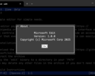 Microsoft Edit for 64 位 Windows 可让命令行用户轻松编辑文本文件。(图片来源：微软）
