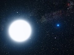 艺术家绘制的恒星和行星插图。(图片来源：WikiImages - Pixabay）