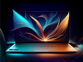 搭载 AMD Ryzen AI 400 系列处理器的笔记本电脑的艺术渲染图。