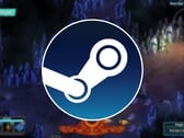 一张展示 Steam 徽标和目前正在促销的游戏《Children of Morta》的图片。