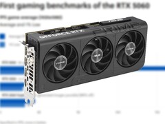 华硕 Prime RTX 5060 8 GB OC 是即将发售的众多 AIB RTX 5060 型号之一。(图片来源：华硕、GameStar 编辑）