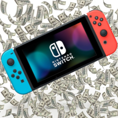 Switch 继续热销，但销售增长正在放缓。(图片来自任天堂和 iStock，有编辑）。