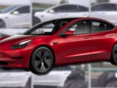 特斯拉 Model 3 于 2017 年推出，Project Highland 是 2023 年的改款车型。(图片来源：特斯拉/@DriveTeslaca - 已编辑）