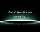 OPPO 将于 10 月 19 日在全球发布 Find N3。(图片来源：Oppo - 译）