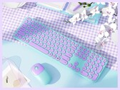 Seenda Creative WGJP-073-3-SD 无线键盘和鼠标组合当然很漂亮。(图片来源：Seenda Creative via Amazon）