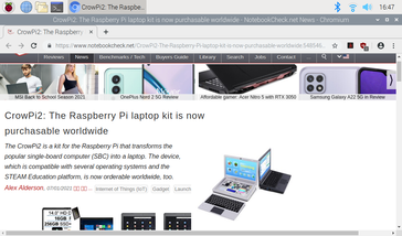CrowPi可以运行任何Raspberry Pi可以运行的东西，比如网络浏览器。